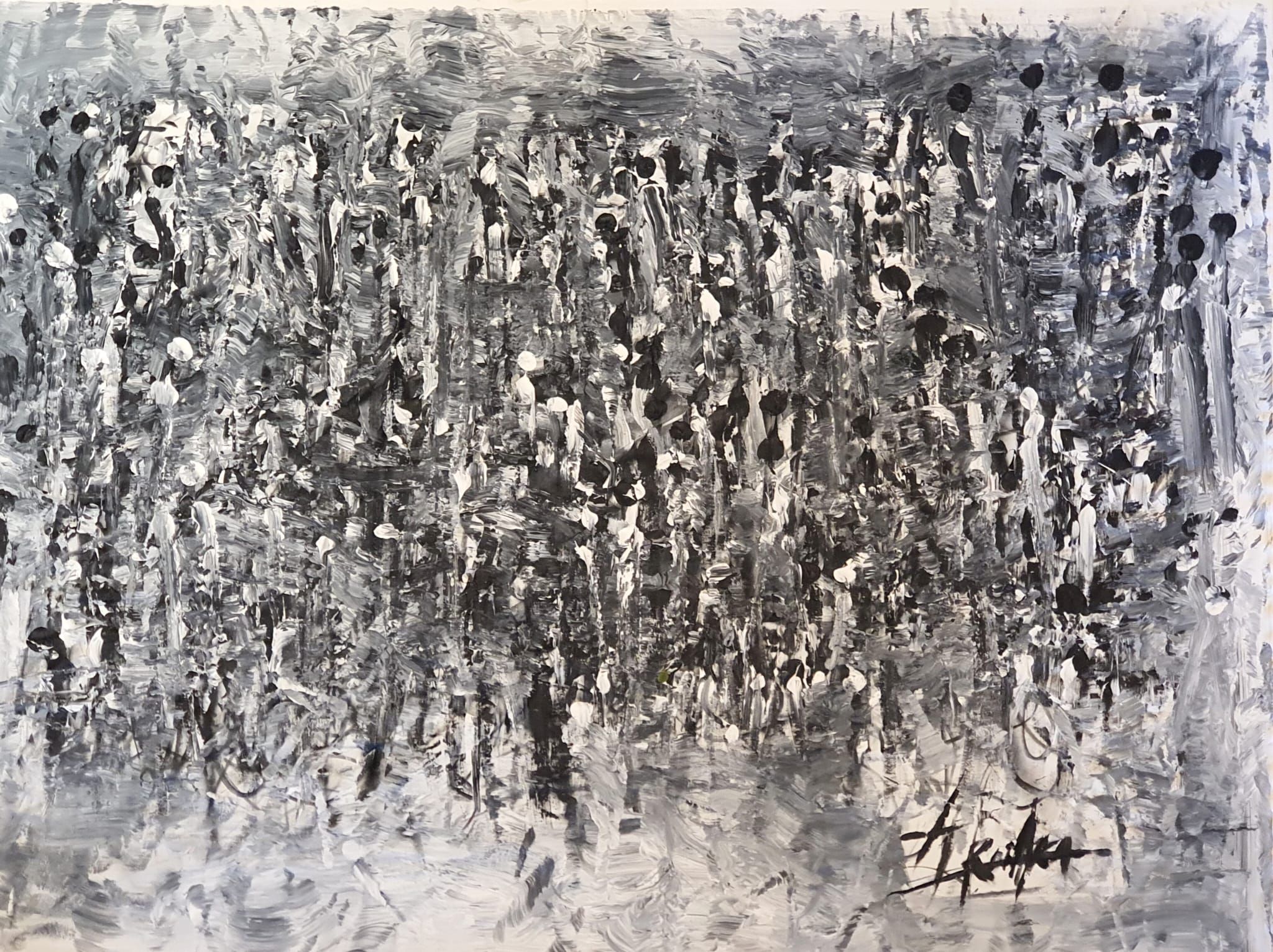 Foule - Performance Art Montpellier novembre 2023