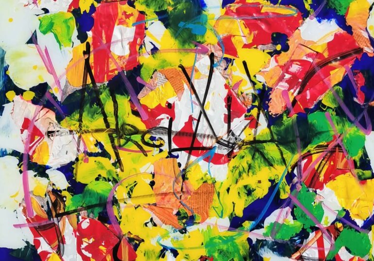 Seconde Peau – Signatures Akoi AKA sur verre – 01