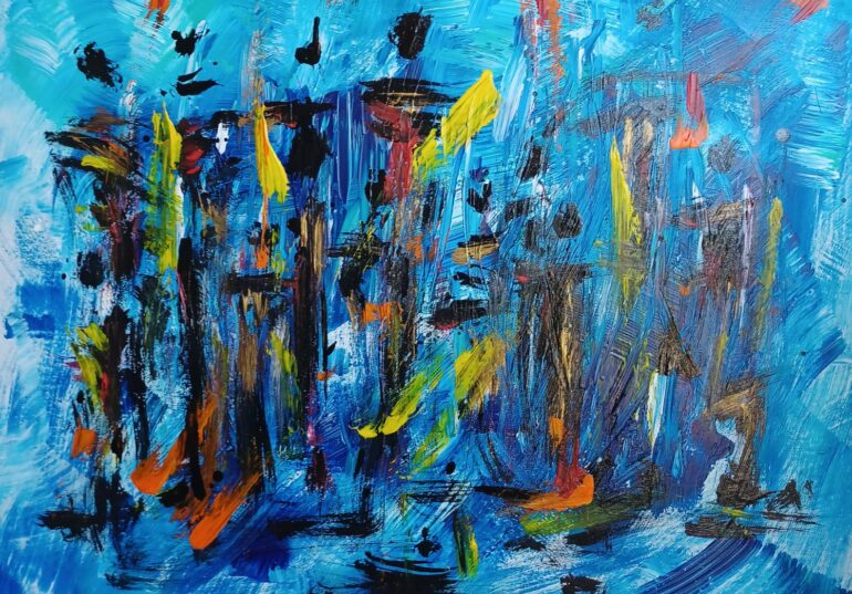 Éternité – Bleu pétrole